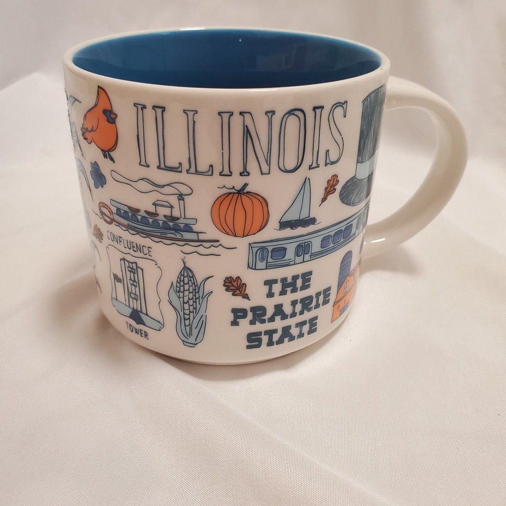 Starbucks Been There Series Illinois Mug 2023 14oz Coffee Cup BT Collection